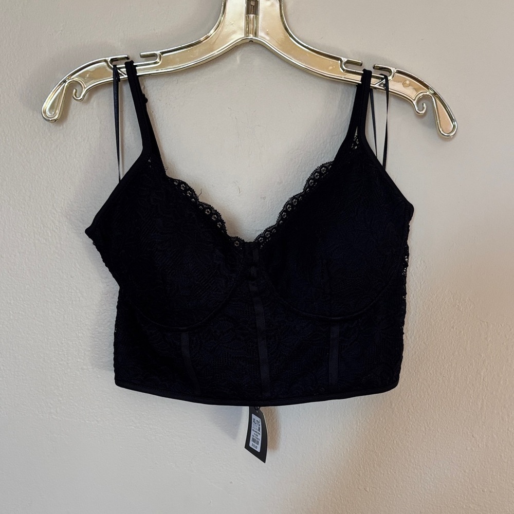 Charlotte Russe Black Lace Bralette